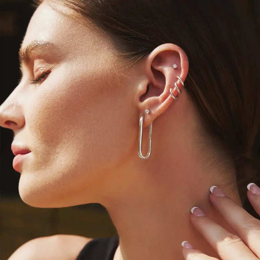 SC036-3M Butterfly Earrings in Gold Plated Silver