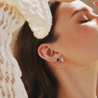 SC036-3M Butterfly Earrings in Gold Plated Silver
