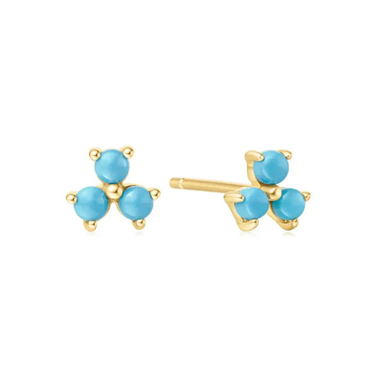 SC036-3M Butterfly Earrings in Gold Plated Silver