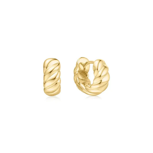SC036-3M Butterfly Earrings in Gold Plated Silver