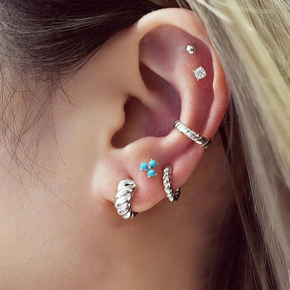 SC036-3M Butterfly Earrings in Gold Plated Silver