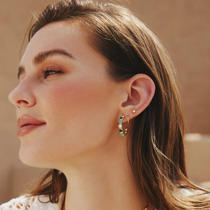 SC036-3M Butterfly Earrings in Gold Plated Silver