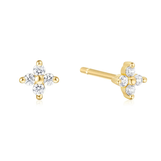 SC036-3M Butterfly Earrings in Gold Plated Silver