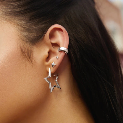 SC036-3M Butterfly Earrings in Gold Plated Silver