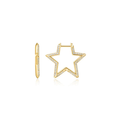 SC036-3M Butterfly Earrings in Gold Plated Silver