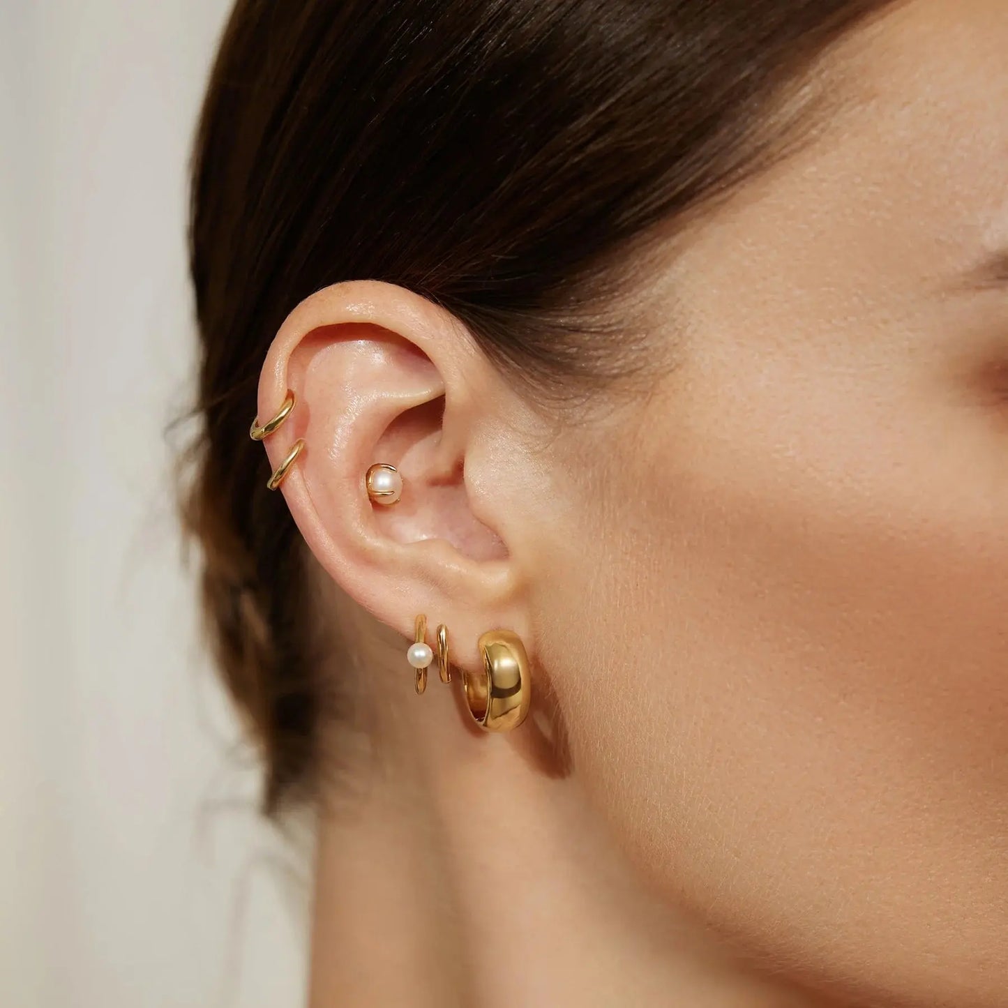 SC036-3M Butterfly Earrings in Gold Plated Silver