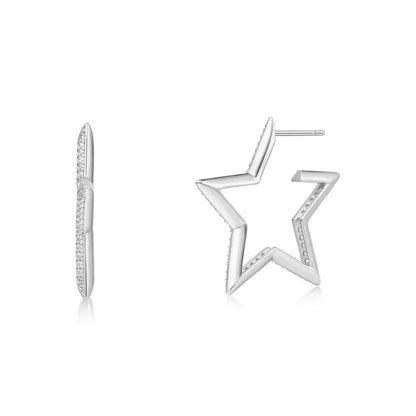SC036-3M Butterfly Earrings in Gold Plated Silver