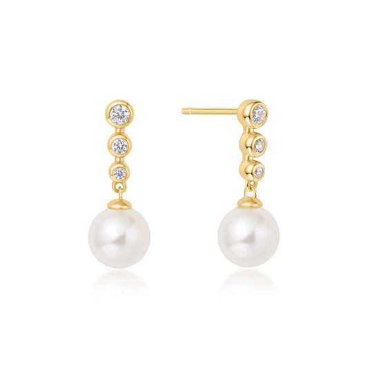 SC036-3M Butterfly Earrings in Gold Plated Silver
