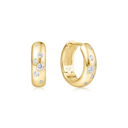 SC036-3M Butterfly Earrings in Gold Plated Silver