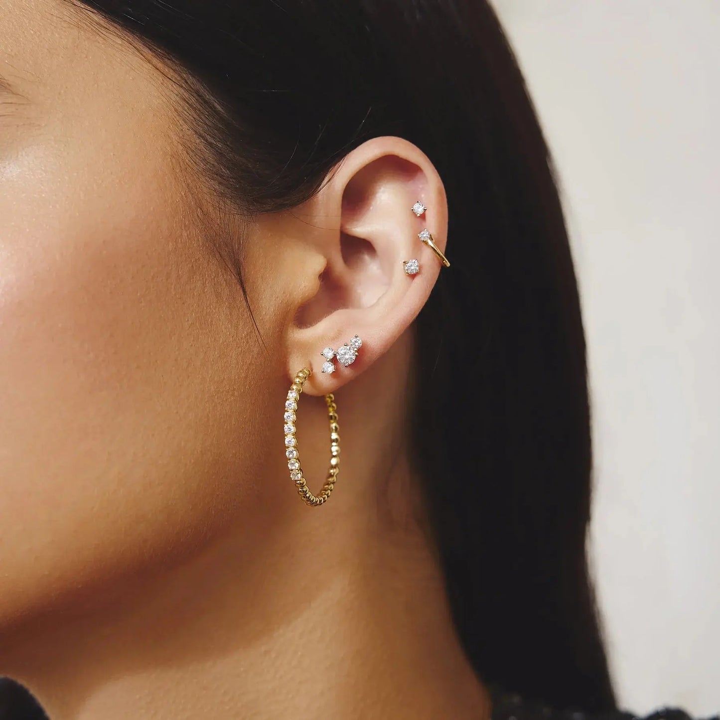 SC036-3M Butterfly Earrings in Gold Plated Silver