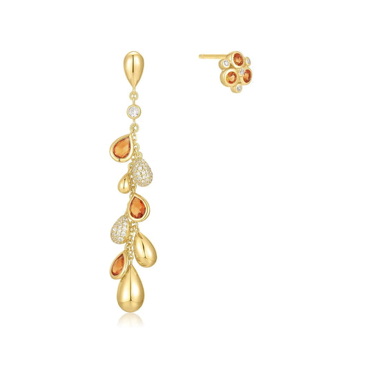 SC036-3M Butterfly Earrings in Gold Plated Silver