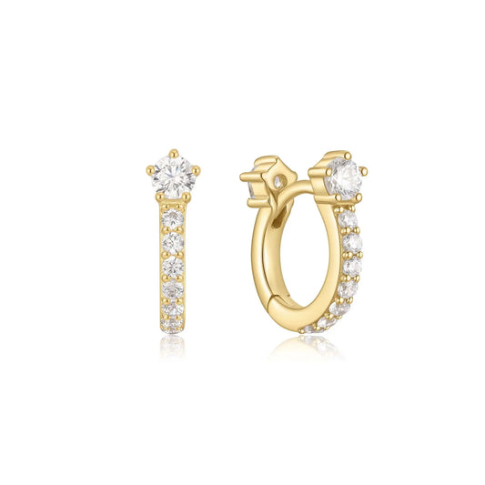 SC036-3M Butterfly Earrings in Gold Plated Silver