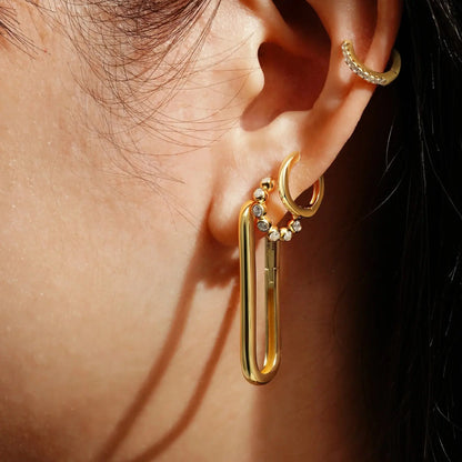 SC036-3M Butterfly Earrings in Gold Plated Silver