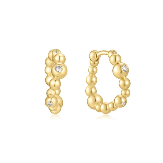 SC036-3M Butterfly Earrings in Gold Plated Silver