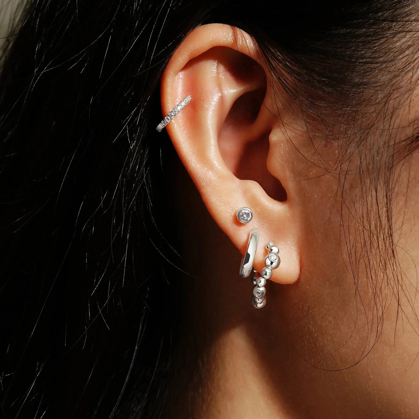 SC036-3M Butterfly Earrings in Gold Plated Silver