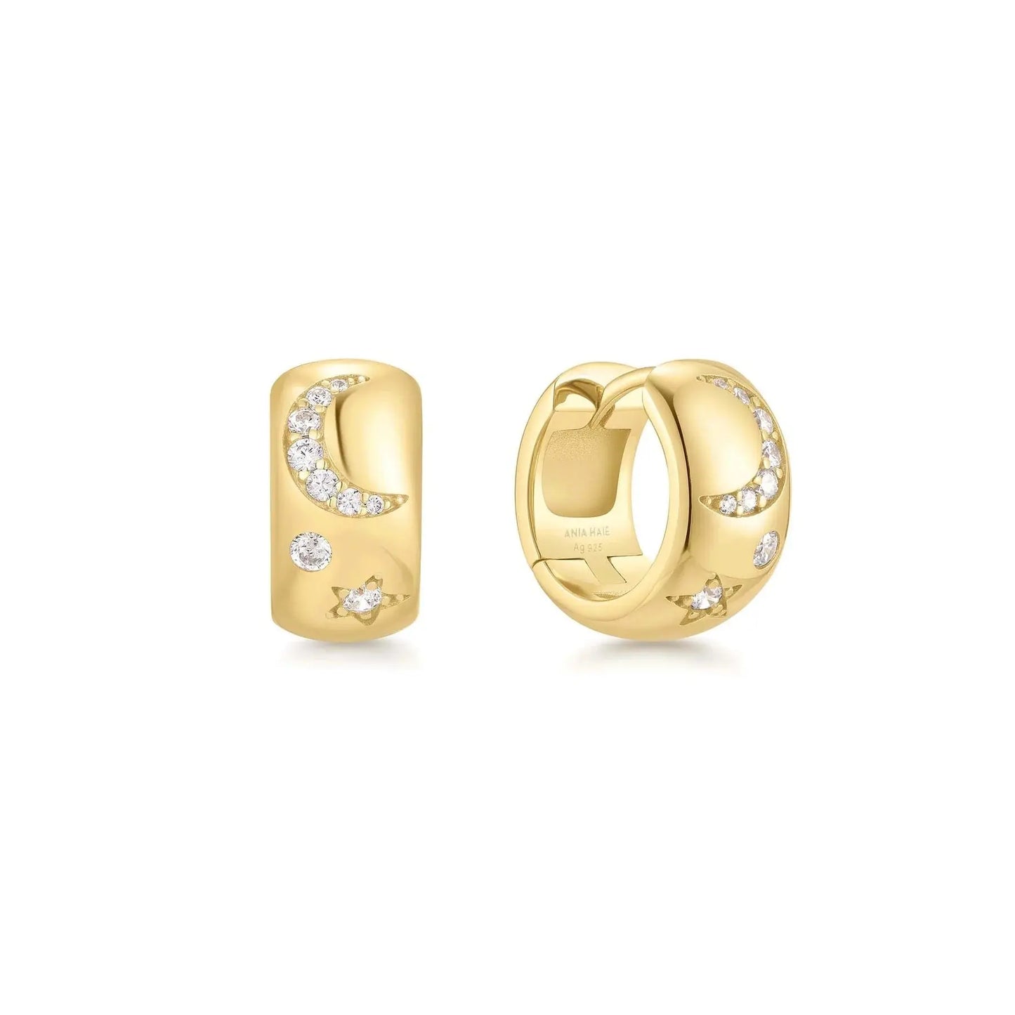 SC036-3M Butterfly Earrings in Gold Plated Silver