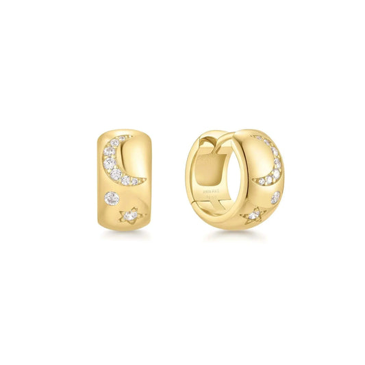 SC036-3M Butterfly Earrings in Gold Plated Silver