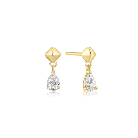 SC036-3M Butterfly Earrings in Gold Plated Silver