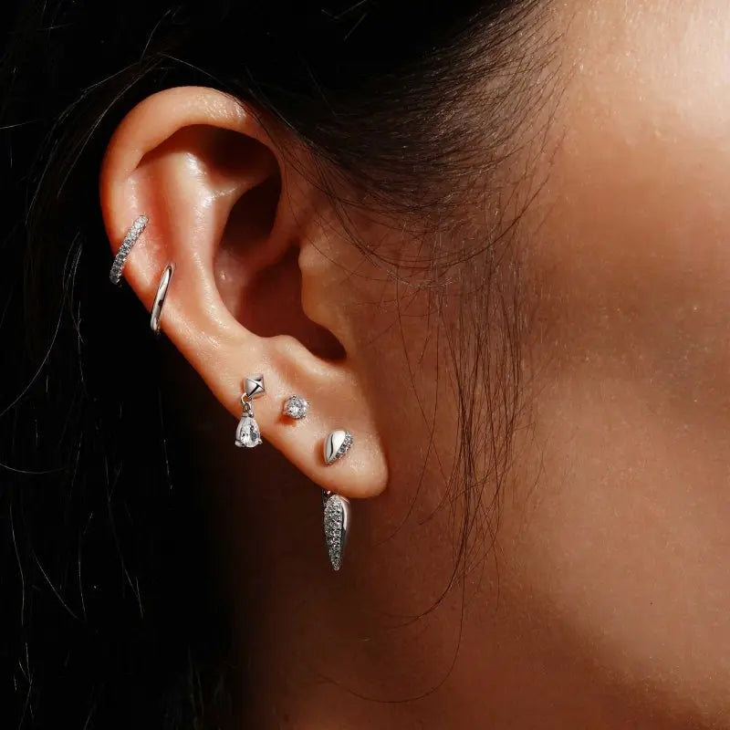 SC036-3M Butterfly Earrings in Gold Plated Silver