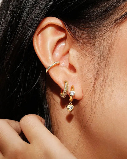 SC036-3M Butterfly Earrings in Gold Plated Silver