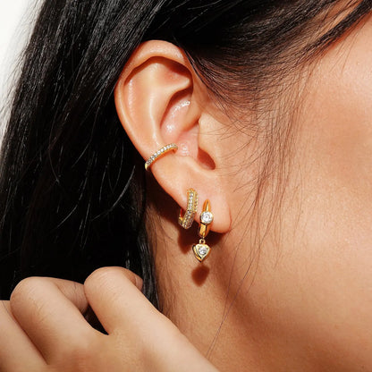 SC036-3M Butterfly Earrings in Gold Plated Silver