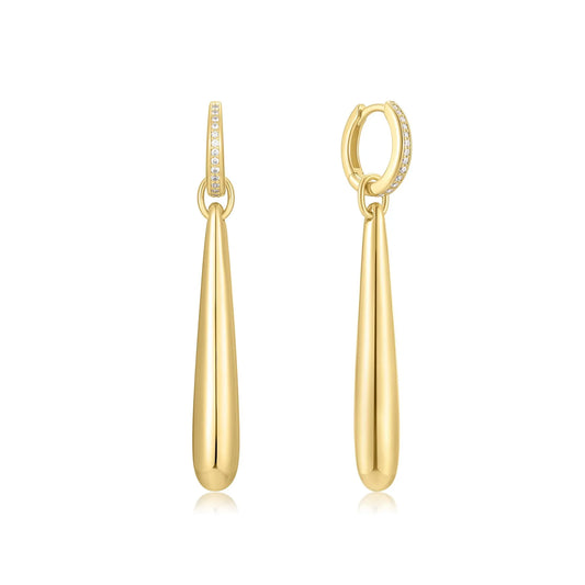 SC036-3M Butterfly Earrings in Gold Plated Silver