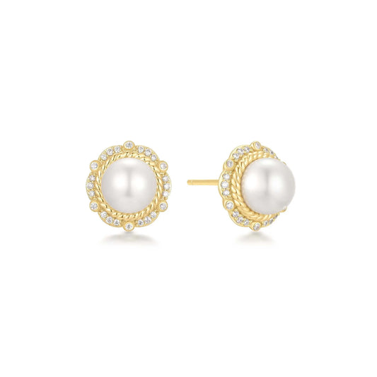 SC036-3M Butterfly Earrings in Gold Plated Silver