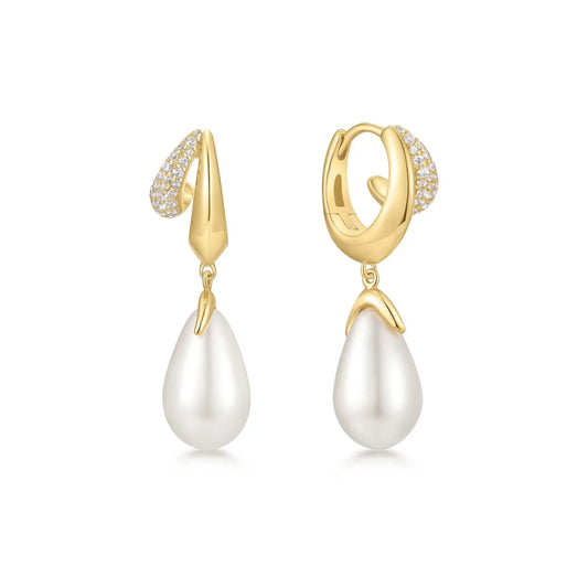 SC036-3M Butterfly Earrings in Gold Plated Silver