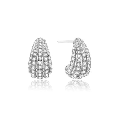 SC036-3M Butterfly Earrings in Gold Plated Silver