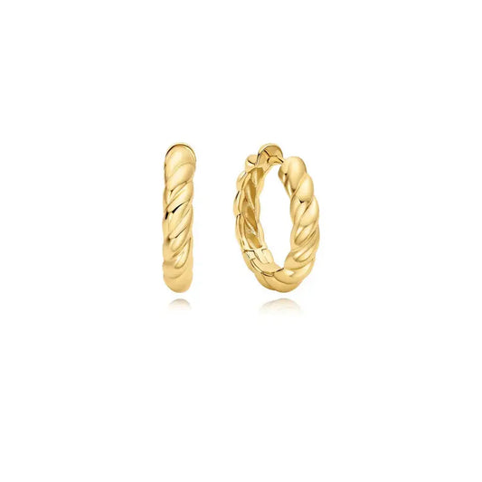 SC036-3M Butterfly Earrings in Gold Plated Silver