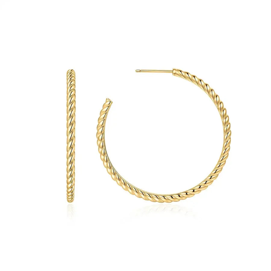 SC036-3M Butterfly Earrings in Gold Plated Silver