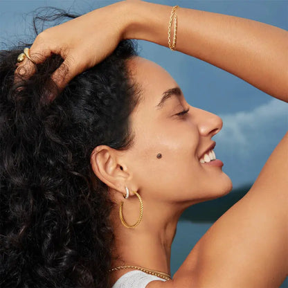 SC036-3M Butterfly Earrings in Gold Plated Silver