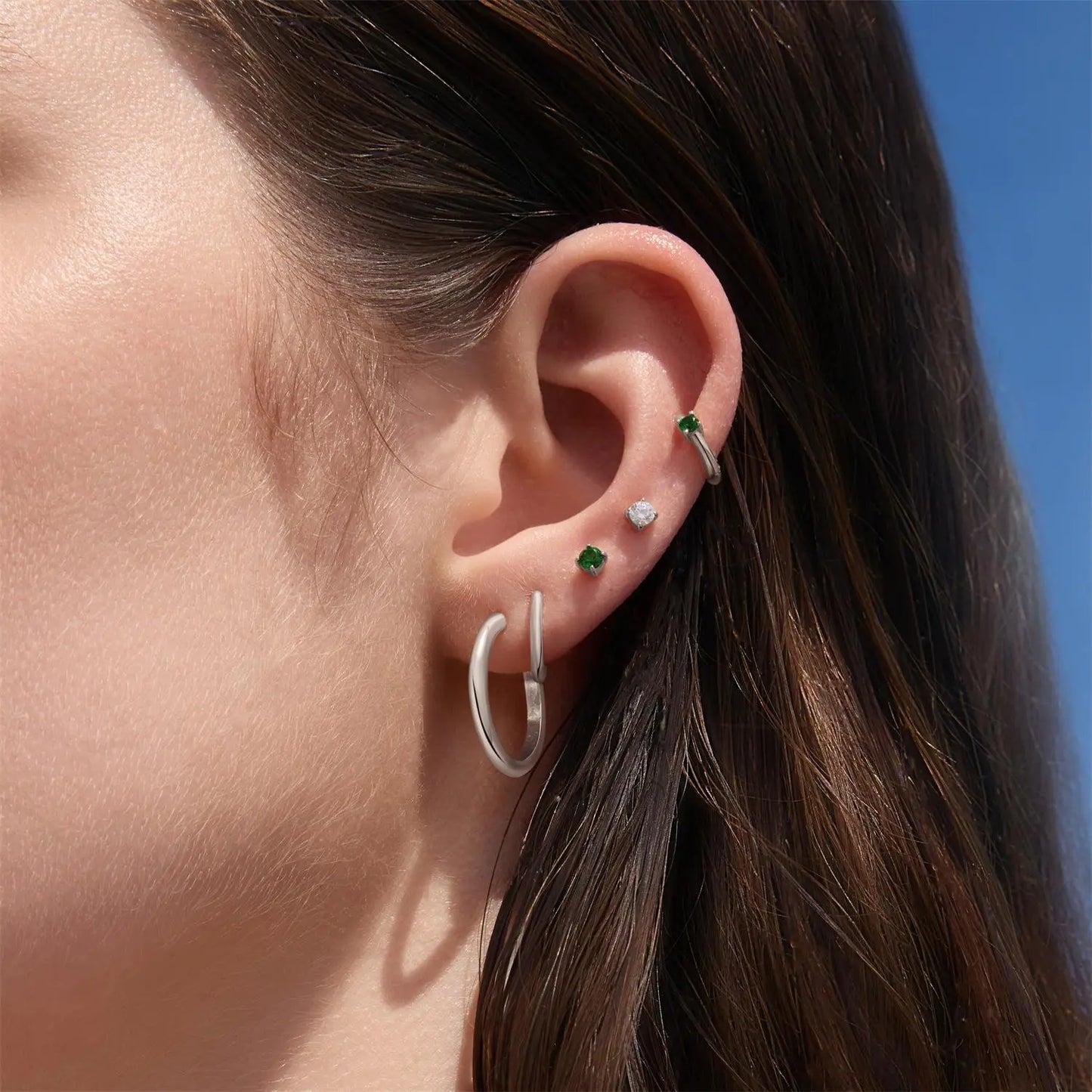 SC036-3M Butterfly Earrings in Gold Plated Silver