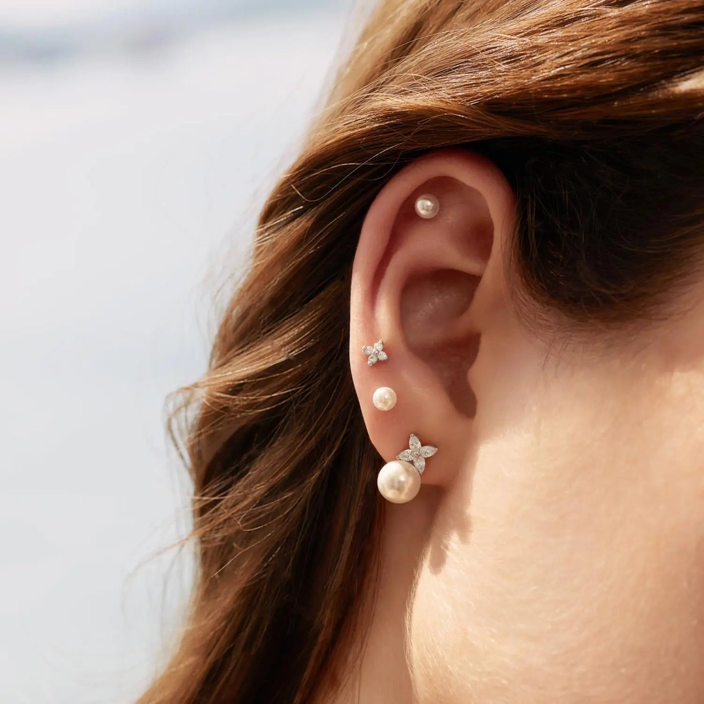 SC036-3M Butterfly Earrings in Gold Plated Silver