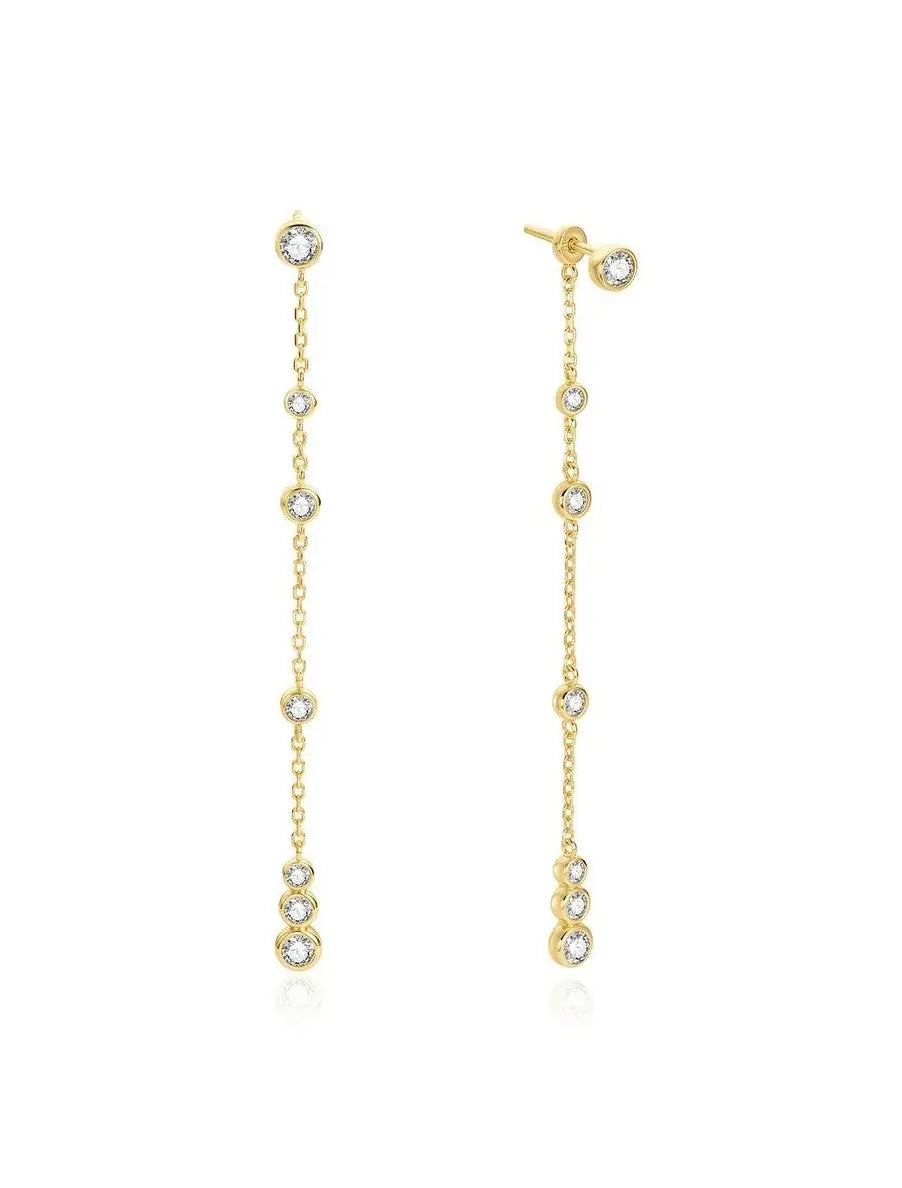 SC036-3M Butterfly Earrings in Gold Plated Silver