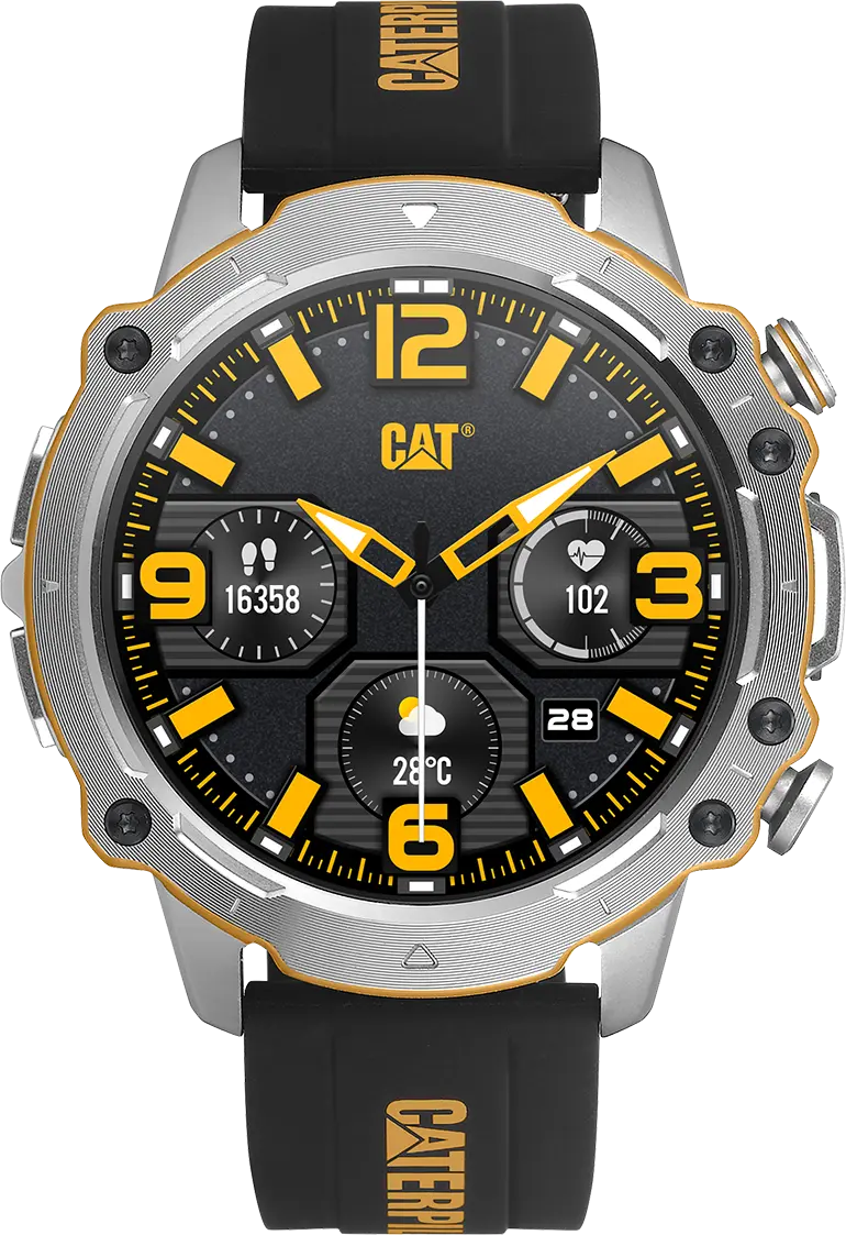 CATERPILLAR E114021100 Smartwatch Black Silicon Strap
