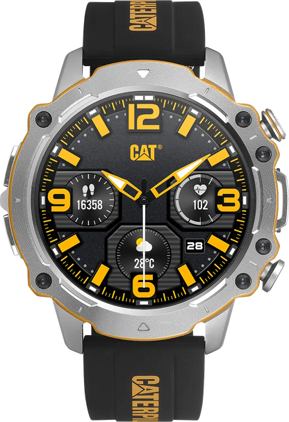 CATERPILLAR E114021100 Smartwatch Black Silicon Strap