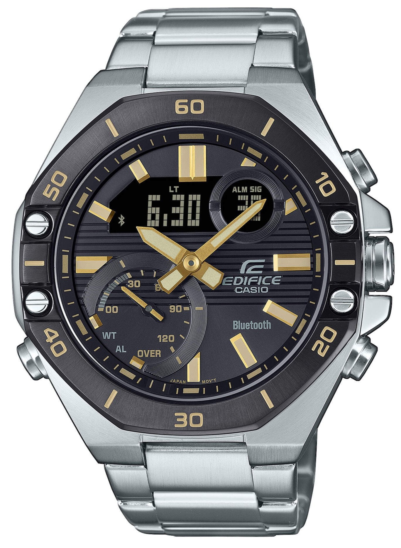 Casio ECB-10DB-1A9EF Edifice Bluetooth Stainless Steel Bracelet