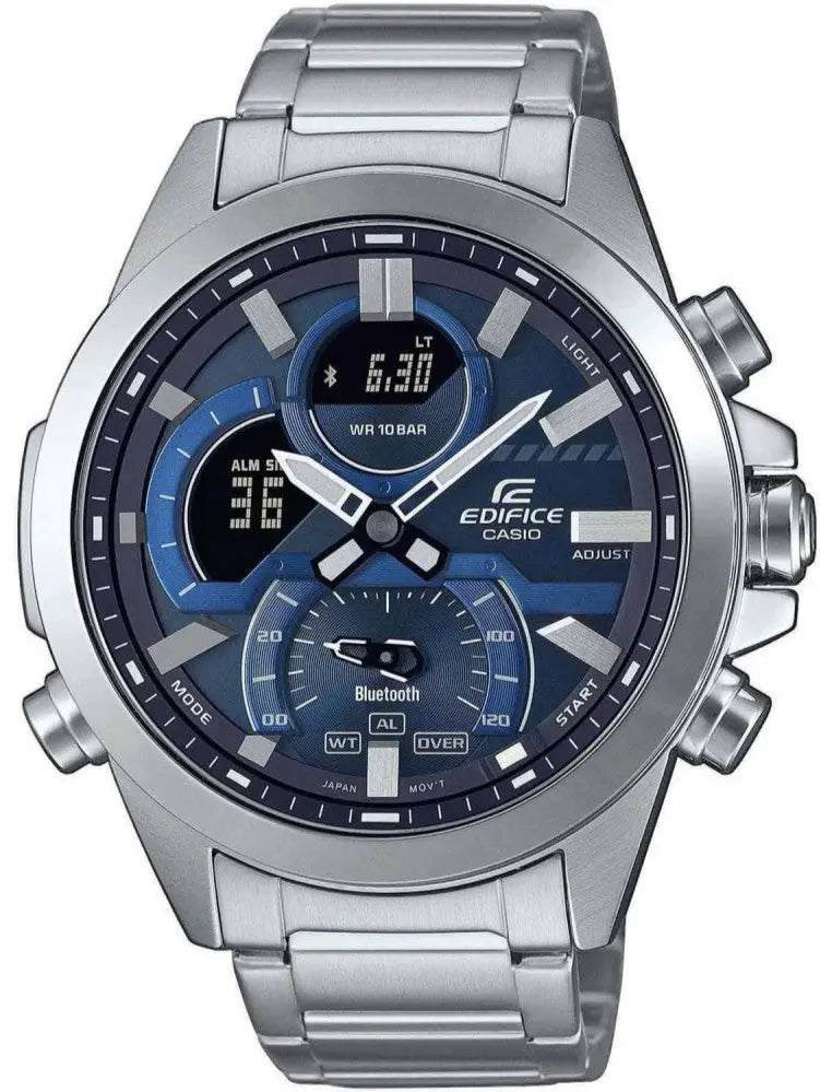 Casio ECB-30D-2AEF Edifice Chronograph Stainless Steel Bracelet