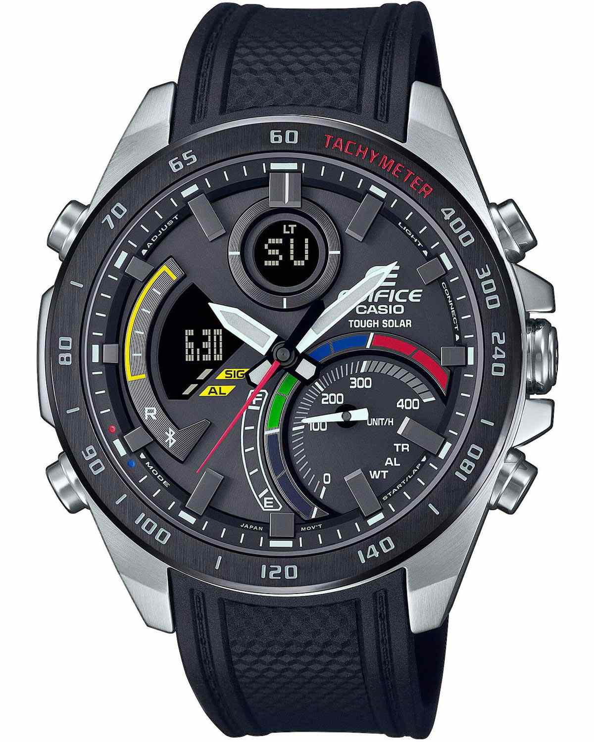 Casio ECB-900MP-1AEF Edifice Chronograph Black Rubber Strap