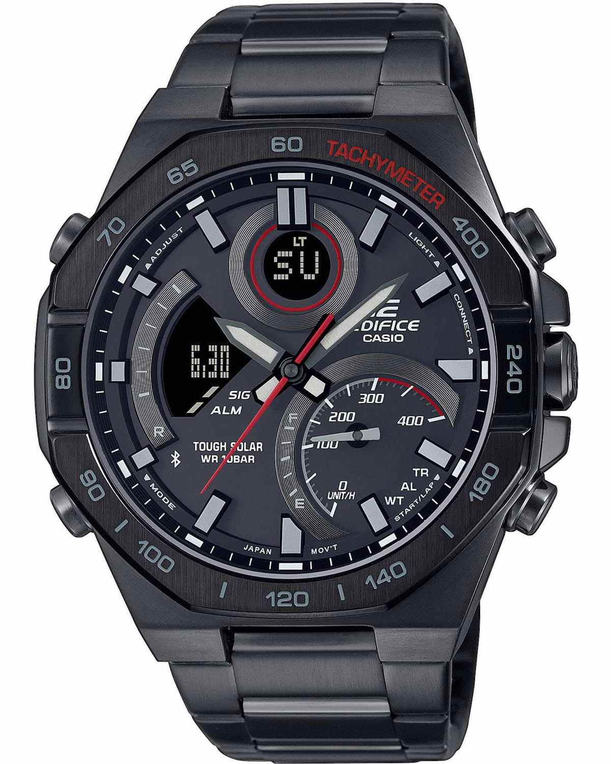 Casio ECB-950DC-1AEF Edifice Black Stainless Steel Bracelet