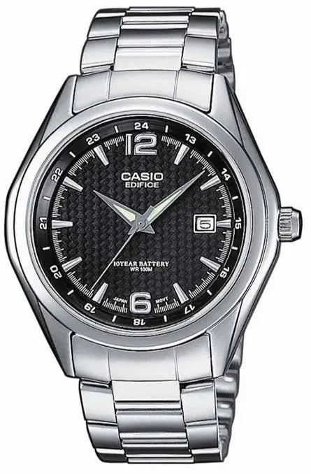 Casio EF-121D-1AVEG Edifice Silver Stainless Steel Bracelet