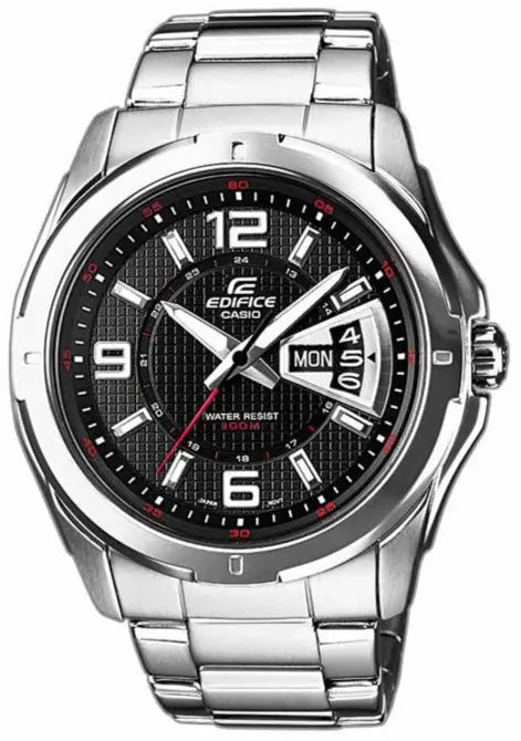 Casio EF-129D-1AVEF Edifice Silver Stainless Steel Bracelet