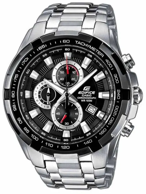 Casio EF-539D-1AVEF Edifice Silver Stainless Steel Bracelet