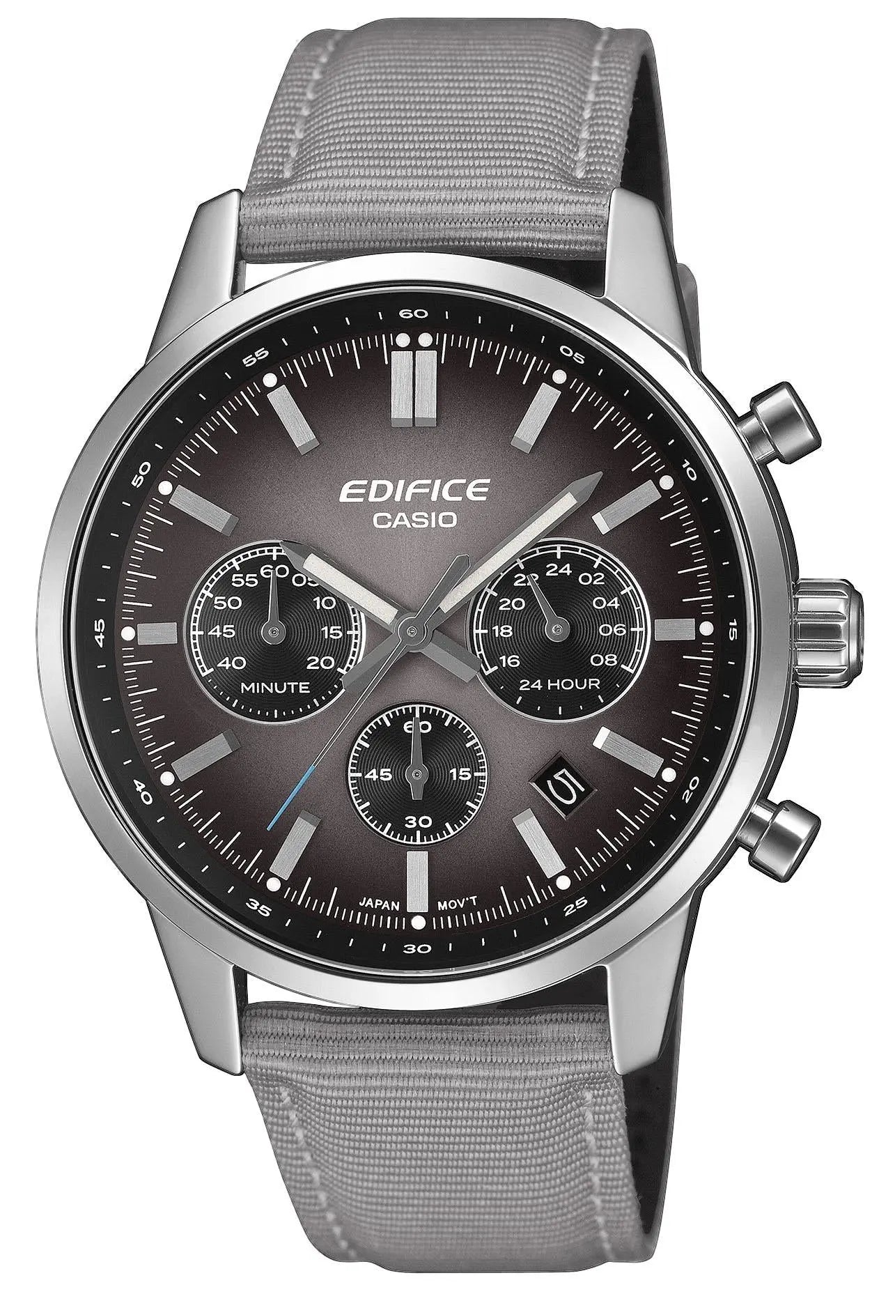 Casio EFR-575C-8AEF Edifice Chronograph Grey Fabric Strap Casio Edifice