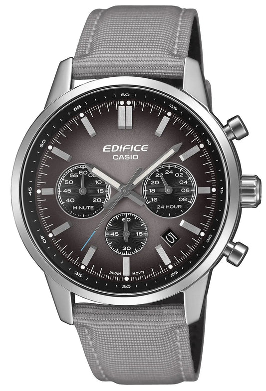 Casio EFR-575C-8AEF Edifice Chronograph Grey Fabric Strap Casio Edifice