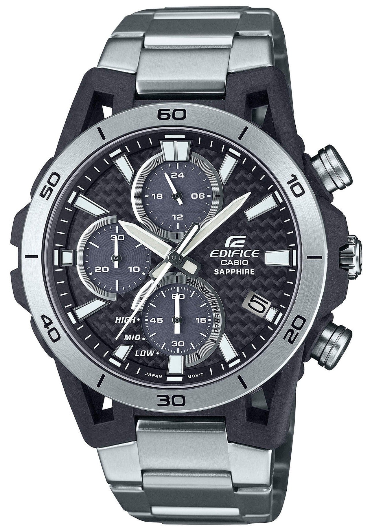 Casio EFS-S640D-1AVUEF Edifice Solar Stainless Steel Bracelet