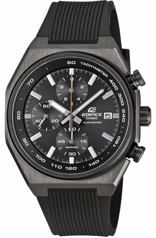 Casio EFS-S660PB-1AEF Edifice Solar Black Rubber Strap