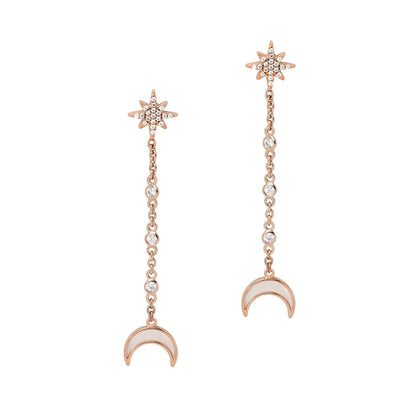 Emporio Armani EG3397221 Earrings In Rose Gold Plated Silver