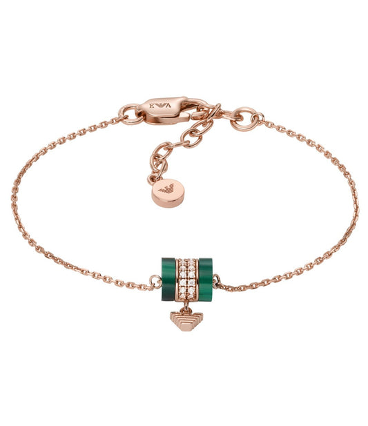 Emporio Armani EG3504221 Rose Gold Plated Silver Bracelet